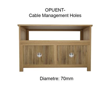 Opus Entertainment Unit. 100% Solid Oak
