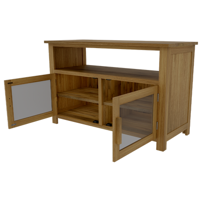 Opus Entertainment Unit. 100% Solid Oak