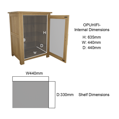 Opus Hi-Fi Unit. 100% Solid Oak