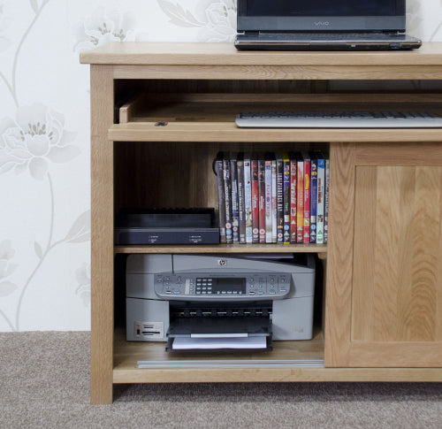 Opus Hideaway Computer Desk. 100% Solid Oak