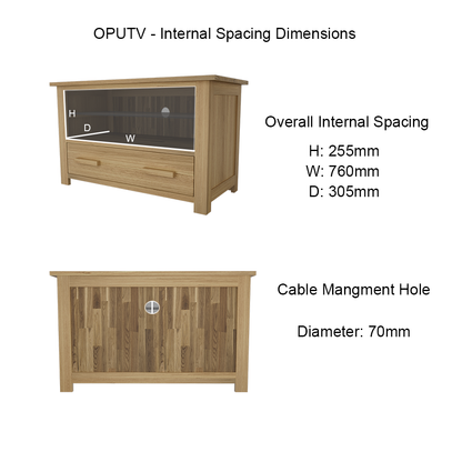 Opus Kingsize Bed - High foot end  100% Solid Oak