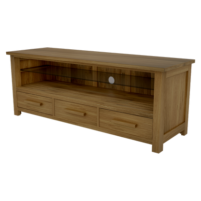 Opus Plasma TV Unit. 100% Solid Oak