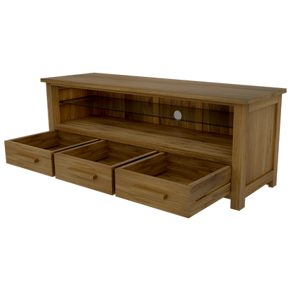 Opus Plasma TV Unit. 100% Solid Oak