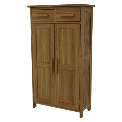Opus Shoe Cupboard. 100% Solid Oak
