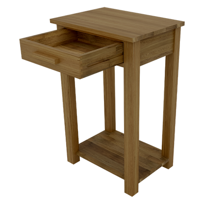 Opus Small Hall/Console Table. 100% Solid Oak