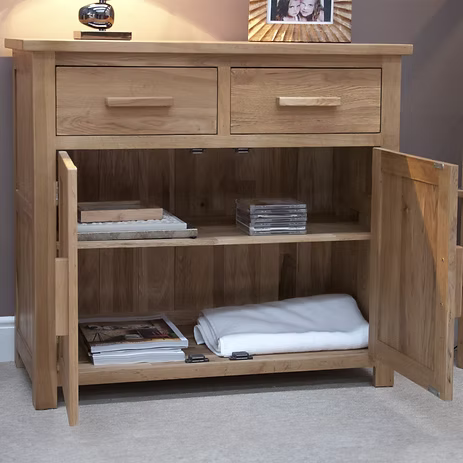 Opus Small Sideboard. 100% Solid Oak