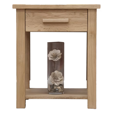 Opus Sofa/Lamp Table. 100% Solid Oak