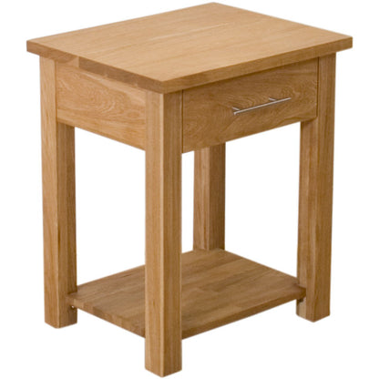 Opus Sofa/Lamp Table. 100% Solid Oak