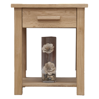 Opus Sofa/Lamp Table. 100% Solid Oak