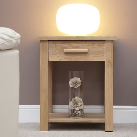 Opus Sofa/Lamp Table 100% Solid Oak