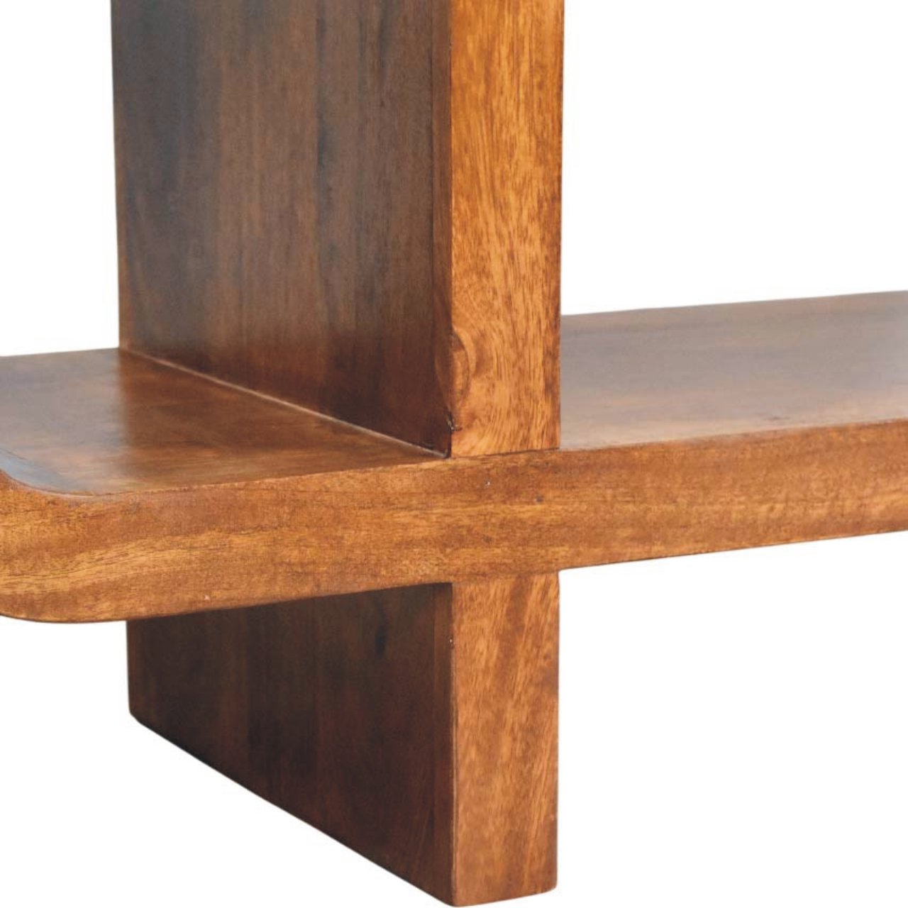 Orion Chestnut Media Unit. 100% Solid Mango Wood