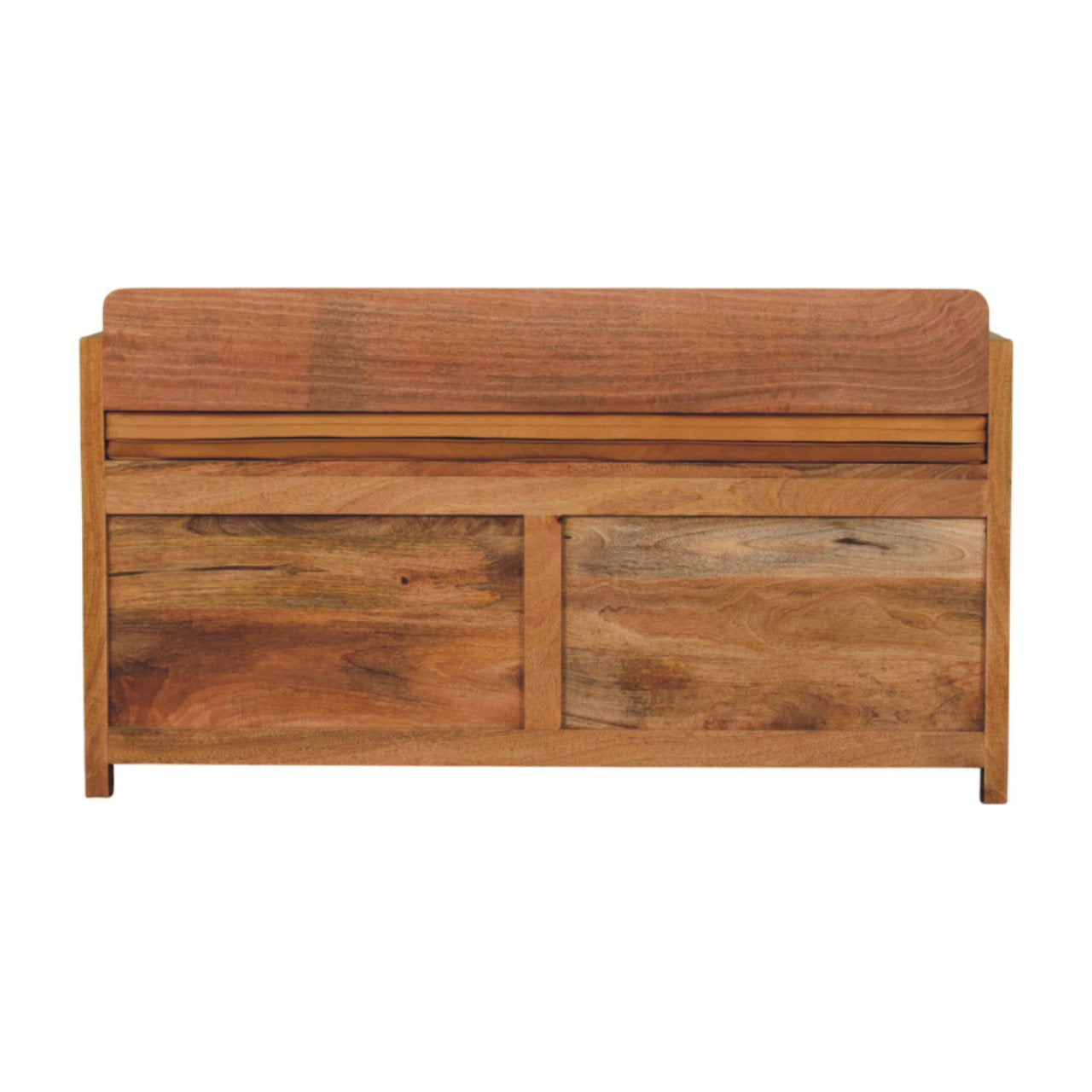Oxford Oak-ish &nbsp;Storage Bench. 100% Solid Mango Wood&nbsp;