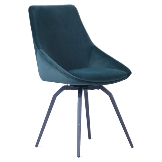 Porto Swivel Chair Metal Legs. 3 Colours Available