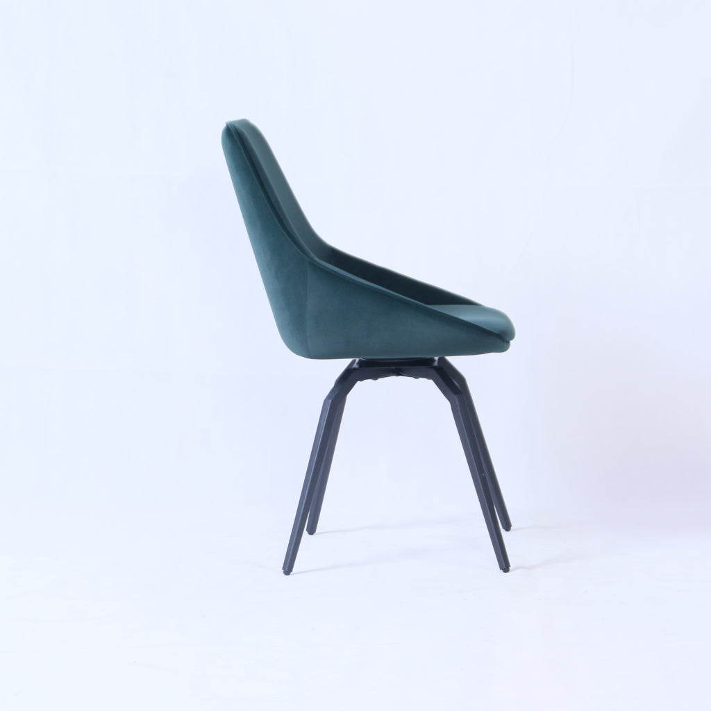 Porto Swivel Chair Metal Legs. 3 Colours Available