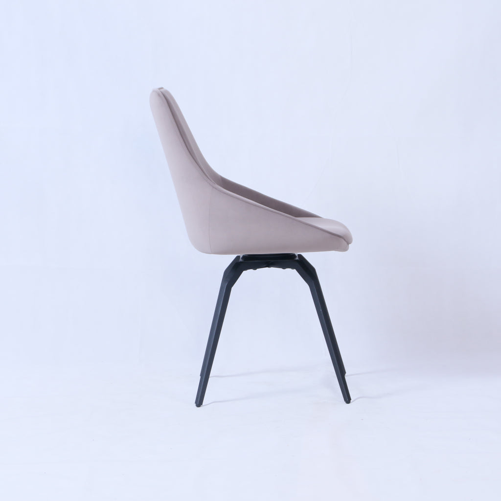 Porto Swivel Chair Metal Legs. 3 Colours Available