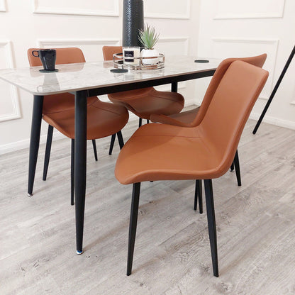 Remus Leather Dining Chair - set of 4