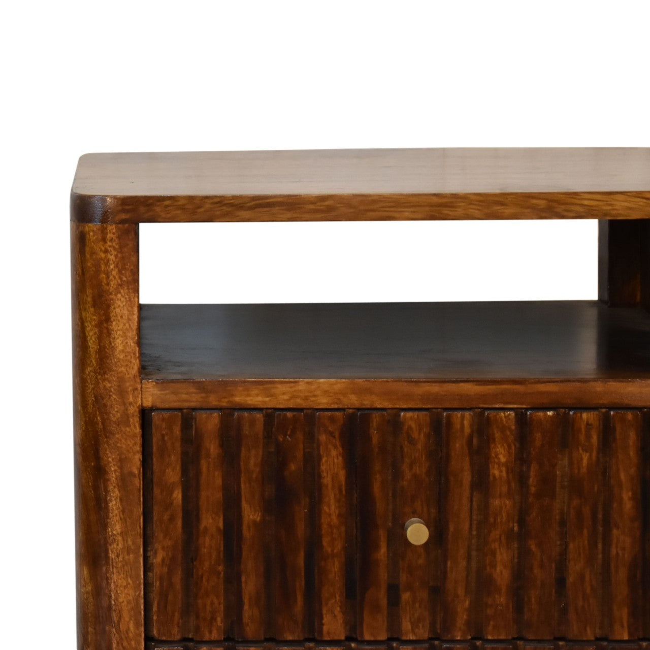 Reeve Bedside. 100% Solid Mango Wood