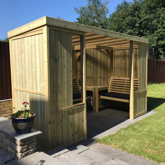 Riviera Enclosed Garden Room - Pressure Treated Timber
