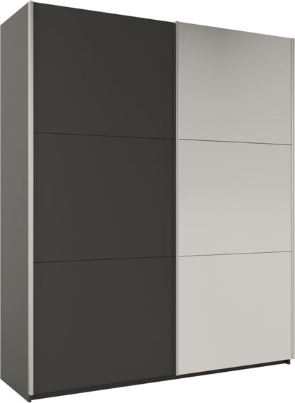 Rodos 200cm Sliding Mirror Door Wardrobe - 3 Colour Options
