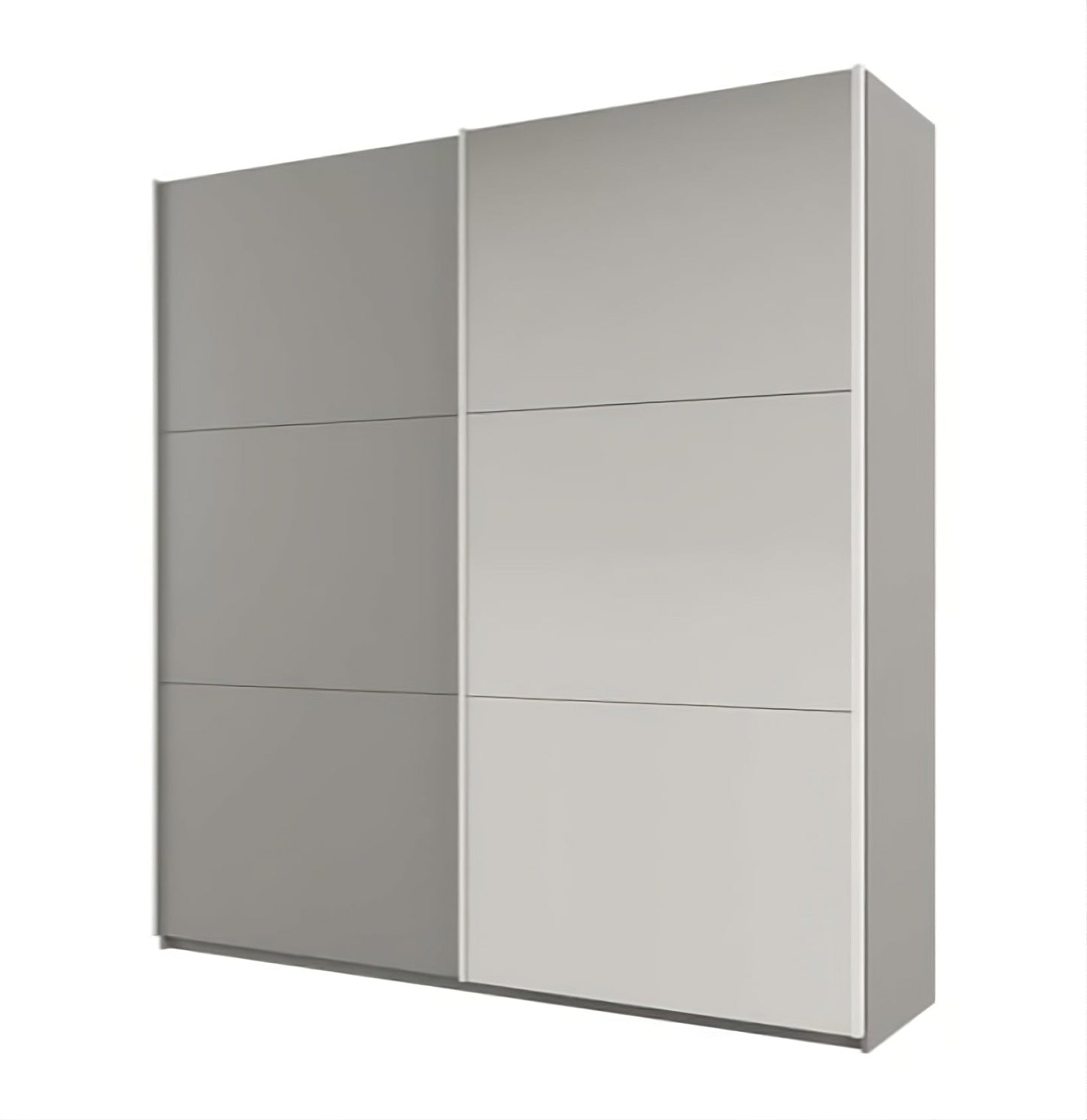 Chic Platinum Sliding Door Wardrobe 225cm - Where Style Meets Smart Storage