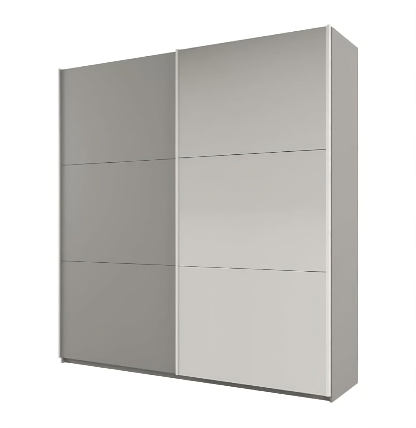 Chic Platinum Sliding Door Wardrobe 225cm - Where Style Meets Smart Storage