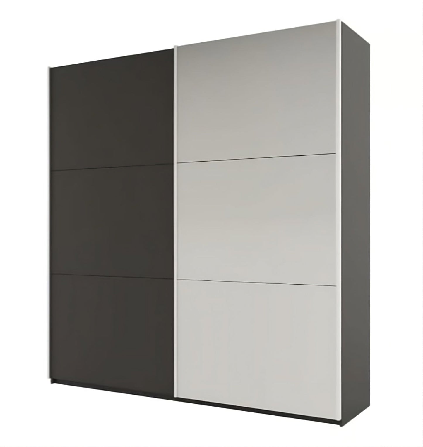 Rodos 225cm Wide Sliding Door Wardrobe 4 Colour Options