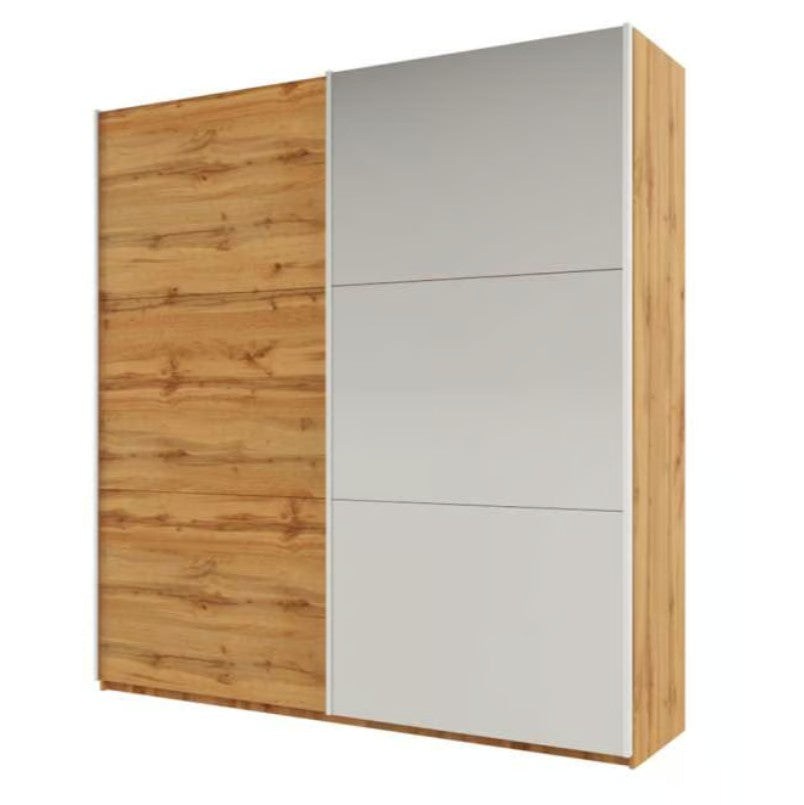 Rodos 225cm Wide Sliding Door Wardrobe 4 Colour Options