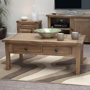 Rustic Oak Coffee Table 100% solid oak