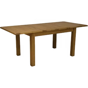 Rustic Oak Extending Dining Table 100% solid oak