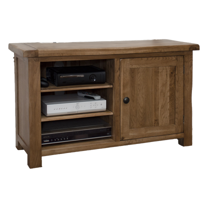 Rustic Oak TV Cabinet 100% solid oak