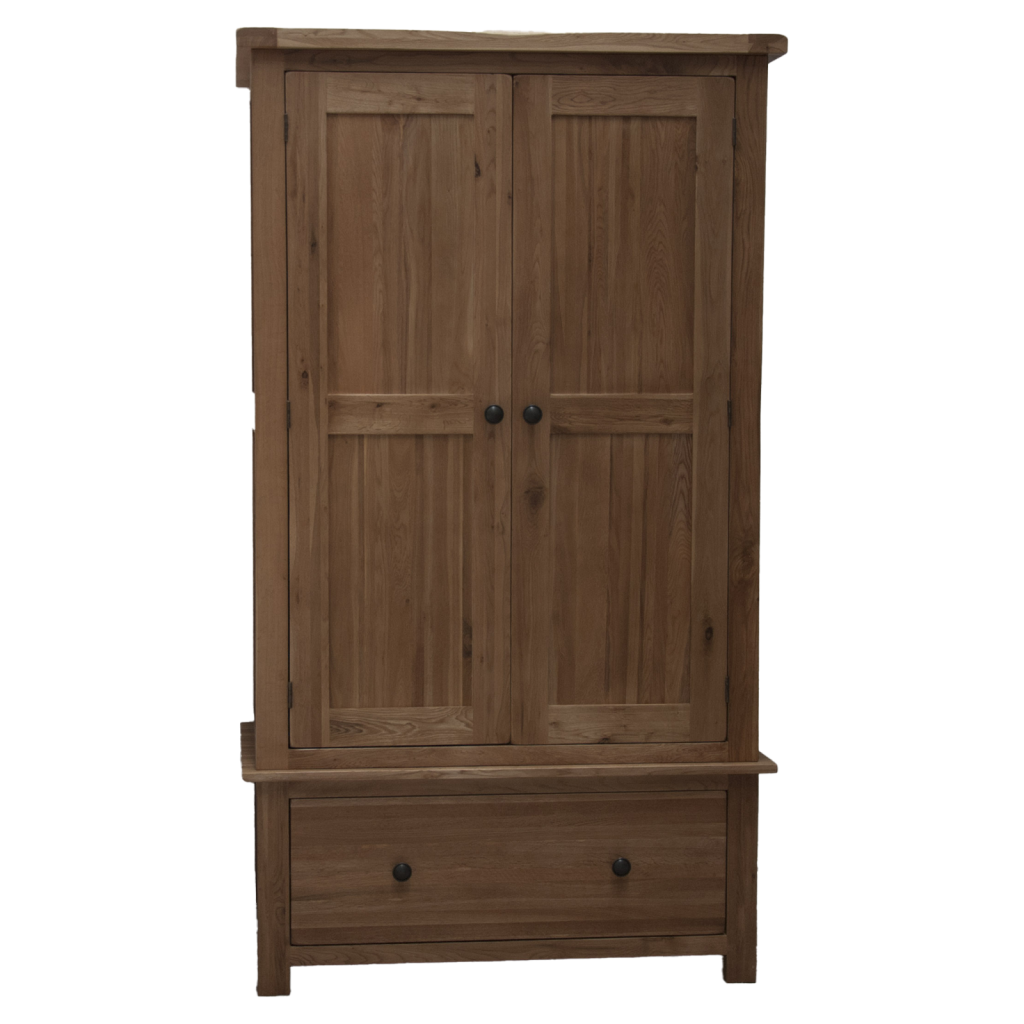 Rustic Oak Wardrobe. 100% Solid Oak
