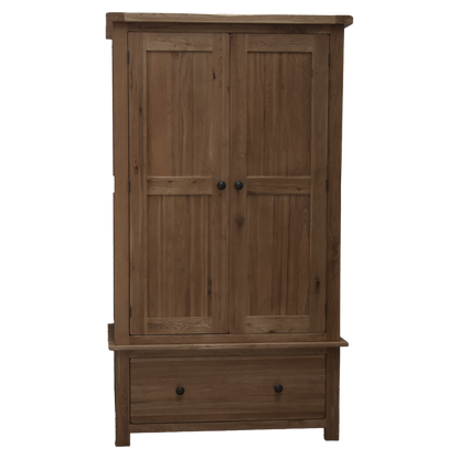 Rustic Oak Wardrobe. 100% Solid Oak