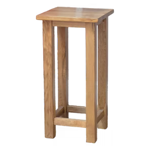 Rustic Occasional Square Lamp Table 100% solid oak