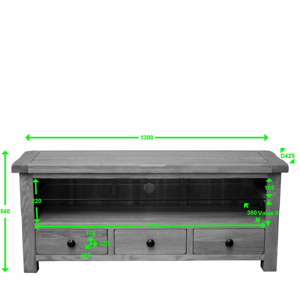 Rustic Plasma TV Stand 100% solid oak