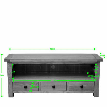 Rustic Plasma TV Stand 100% solid oak