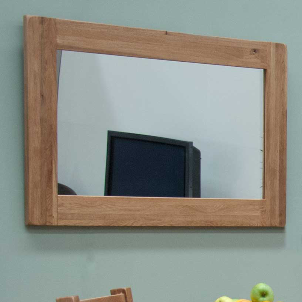 Rustic Wall Mirror 100% Solid Oak