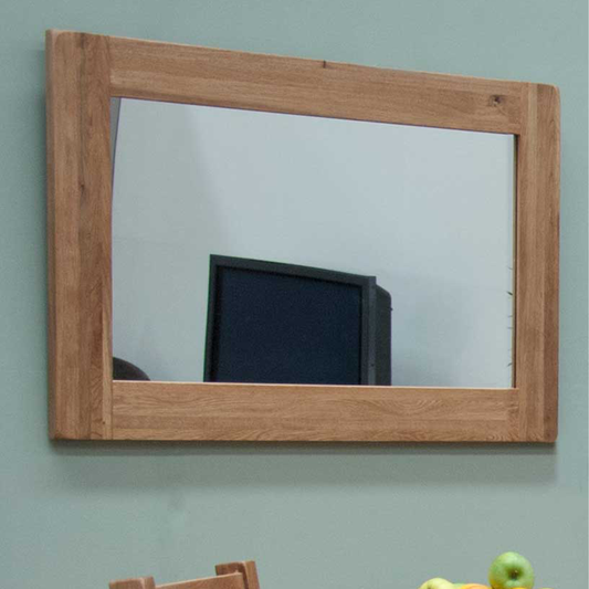 Rustic Wall Mirror 100% Solid Oak