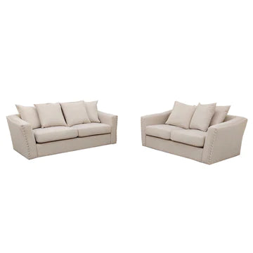 Blakeley 3+2 seater sofa cream
