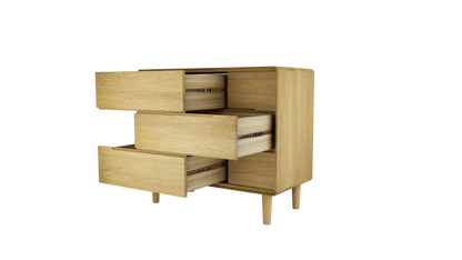 Scandic 3 Over 3 Chest. Solid Oak &nbsp;100% Solid Oak4