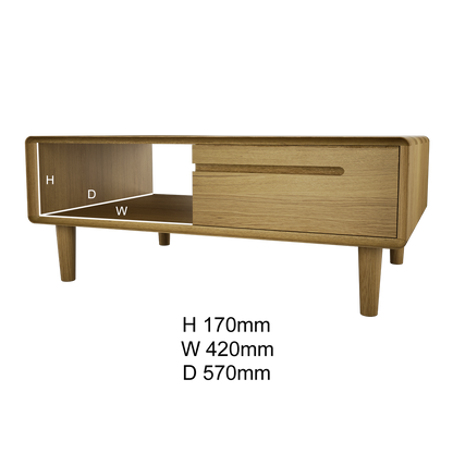 Scandic 3 x 2 Coffee Table. Solid Oak 100% Solid Oak2