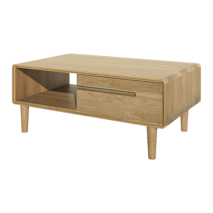 Scandic 3 x 2 Coffee Table. Solid Oak 100% Solid Oak5