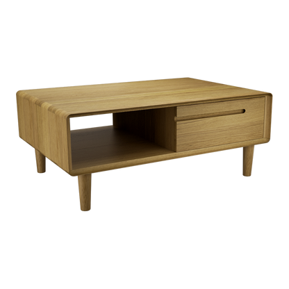 Scandic 3 x 2 Coffee Table. Solid Oak 100% Solid Oak7