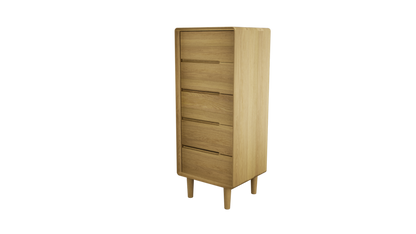 Scandic 5 Drawer Chest. Solid Oak &nbsp;100% Solid Oak3