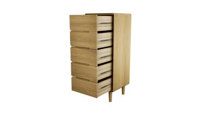 Scandic 5 Drawer Chest. Solid Oak &nbsp;100% Solid Oak5