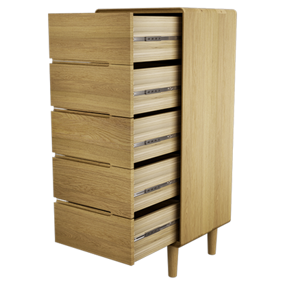 Scandic 5 Drawer Chest. Solid Oak &nbsp;100% Solid Oak6