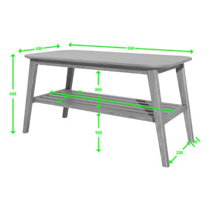 Scandic Coffee Table. 100% Solid Oak