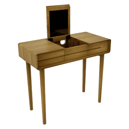 Scandic Dressing Table with Mirror. Solid Oak 100% Solid Oak6