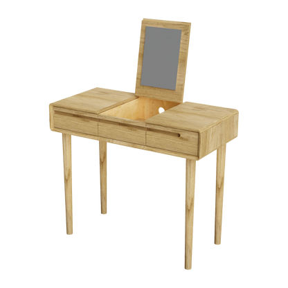 Scandic Dressing Table with Mirror. Solid Oak 100% Solid Oak7