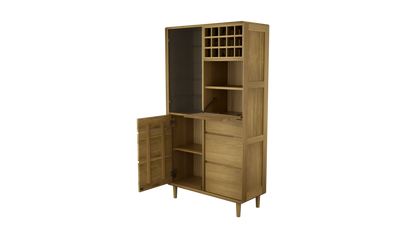 Scandic Drinks Cabinet. Solid Oak 100% Solid Oak6