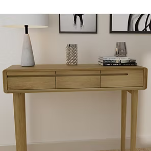 Scandic Hall Table. Solid Oak   100% Solid Oak